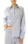 Andine Essen Provence Stripe Blouse In Navy