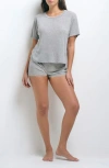 Andine Holland Pointelle Stitch Pajama T-shirt In Neutral