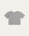 Andine Holland Ribbed Crewneck Tee In Grey