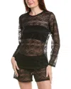 Andine Rosario Top In Black