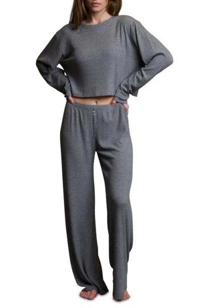Andine Soleil Geneva Rib Lounge Pants In Grey