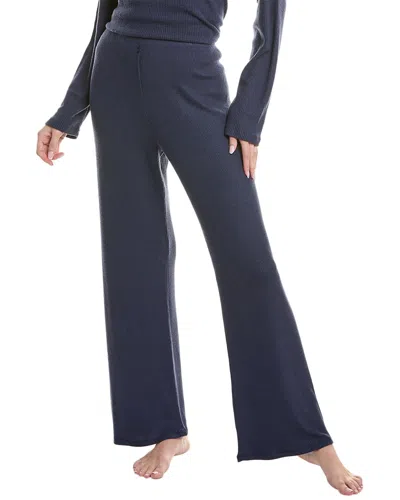 Andine Women's Soleil Rib-knit Straight Trousers In Blue