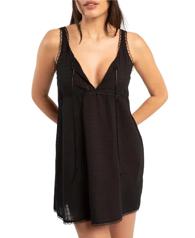 Andine Vionette Marseille Chemise Dress In Black