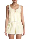 Andine Vivi Bowtie Cotton Tank In Yellow In Yellow