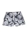 Andorine Banana-print Drawstring Swim Shorts In Black