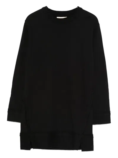 Andorine Kids' Bird-embroidered Dress In Black