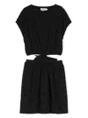 Andorine Broderie-anglaise Skirt Set (two Pieces) In Black