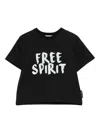 Andorine Crew Neck T-shirt In Black