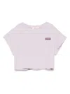 Andorine Crpped Top In Purple