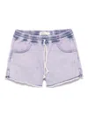 Andorine Denim Shorts In Purple