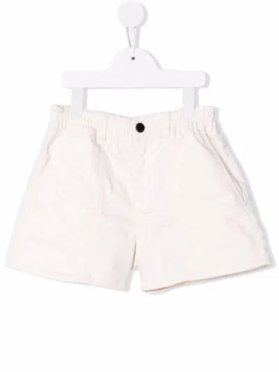 Andorine Kids' Elasticated Denim Shorts In Neutrals