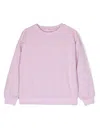 Andorine Sweatshirt Aus Bio-baumwolle Mit Federn In Purple
