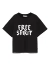 Andorine Free Spirit T-shirt In 黑色