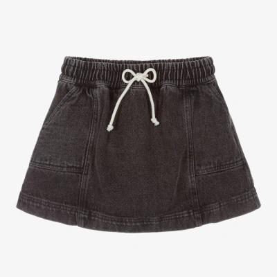 Andorine Kids' Girls Black Denim Skirt