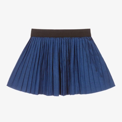 Andorine Kids' Girls Blue Pleated Skirt