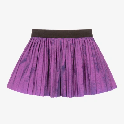 Andorine Kids' Girls Purple Pleated Skirt