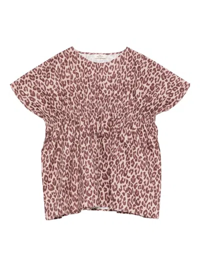 Andorine Kids' Kaftan Tie-dye In Pink