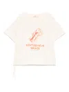 Andorine Lobster-print T-shirt In Neutrals