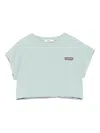 Andorine Logo-patch T-shirt In Green