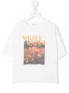 Andorine Organic Cotton Graphic T-shirt In White