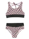 Andorine Printed Bikini Set In Orange