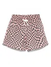 Andorine Printed Swim Shorts In Orange
