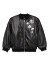 Andorine Sequin-embellished Bomber Jacket In 黑色
