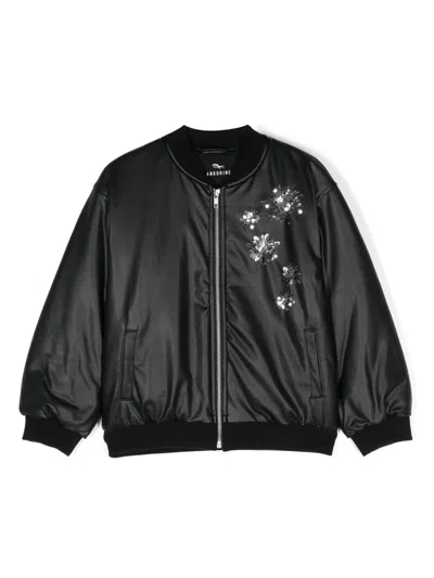 ANDORINE SEQUIN-EMBELLISHED BOMBER JACKET