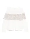 Andorine Sequin-embellished Top In 白色