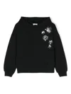 Andorine Sequin-embroidered Hoodie In Black
