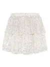 Andorine Sequined Skirt In 中性色
