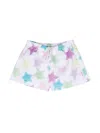 Andorine Star-print Drawstring Swim Shorts In White