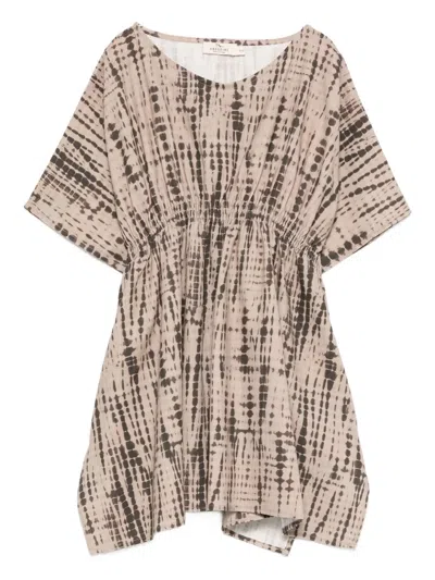 Andorine Kids' Tie-dye Dress In Neutral