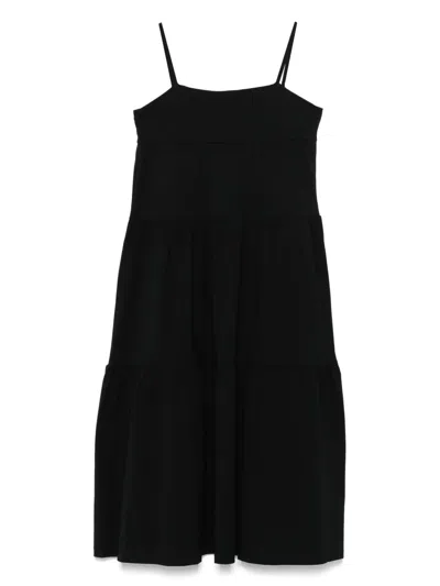 Andorine Kids' Tiered Maxi Dress In Black