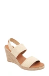 Andre Assous Allison Espadrille Wedge Sandal In Natural