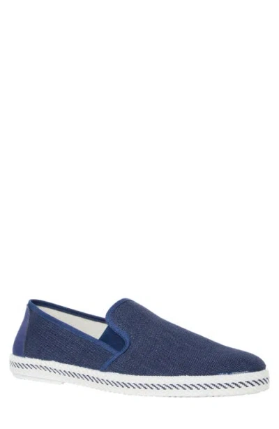 Andre Assous André Assous Altea Slip-on In Navy Linen