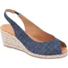 Andre Assous André Assous Audrey Espadrille Wedge Sandal In Multi