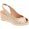 Andre Assous Audrey Wedge Sandal In Multi