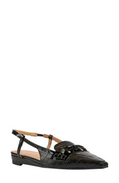 Andre Assous André Assous Blake Slingback Wedge In Black