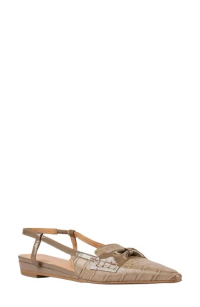 Andre Assous André Assous Blake Slingback Wedge In Brown