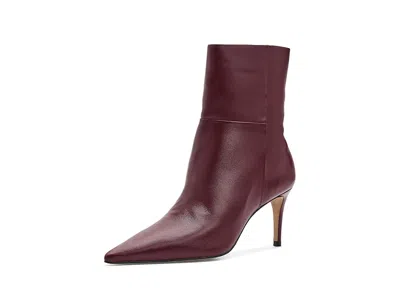 Andre Assous Bria Women's Boots Merlot Leather: 6.5 M In Burgundy