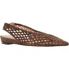 Andre Assous André Assous Brielle Pointed Toe Slingback Flat In Brown
