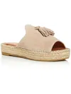 ANDRE ASSOUS CAMERON WOMENS SUEDE CASUAL SLIDE SANDALS