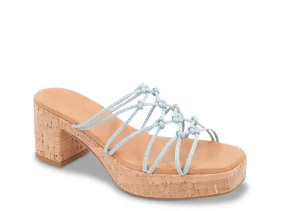 Andre Assous Camryn Platform Sandal In Blue