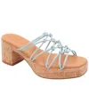Andre Assous Camryn Platform Sandal In Silver