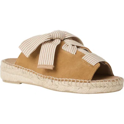 Andre Assous André Assous Cape Espadrille Slide Sandal In Brown