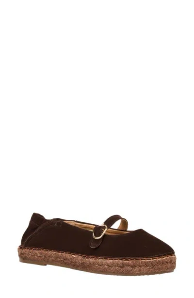 Andre Assous André Assous Carlita Espadrille Mary Jane Flat In Brown