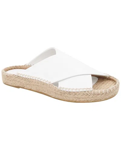 Andre Assous Estelle Leather Espadrille In White
