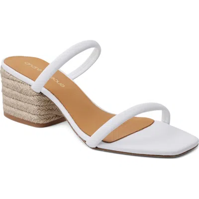 Andre Assous Joie Slide Sandal In White