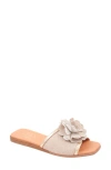 Andre Assous André Assous Kiky Slide Sandal In Natural/platino